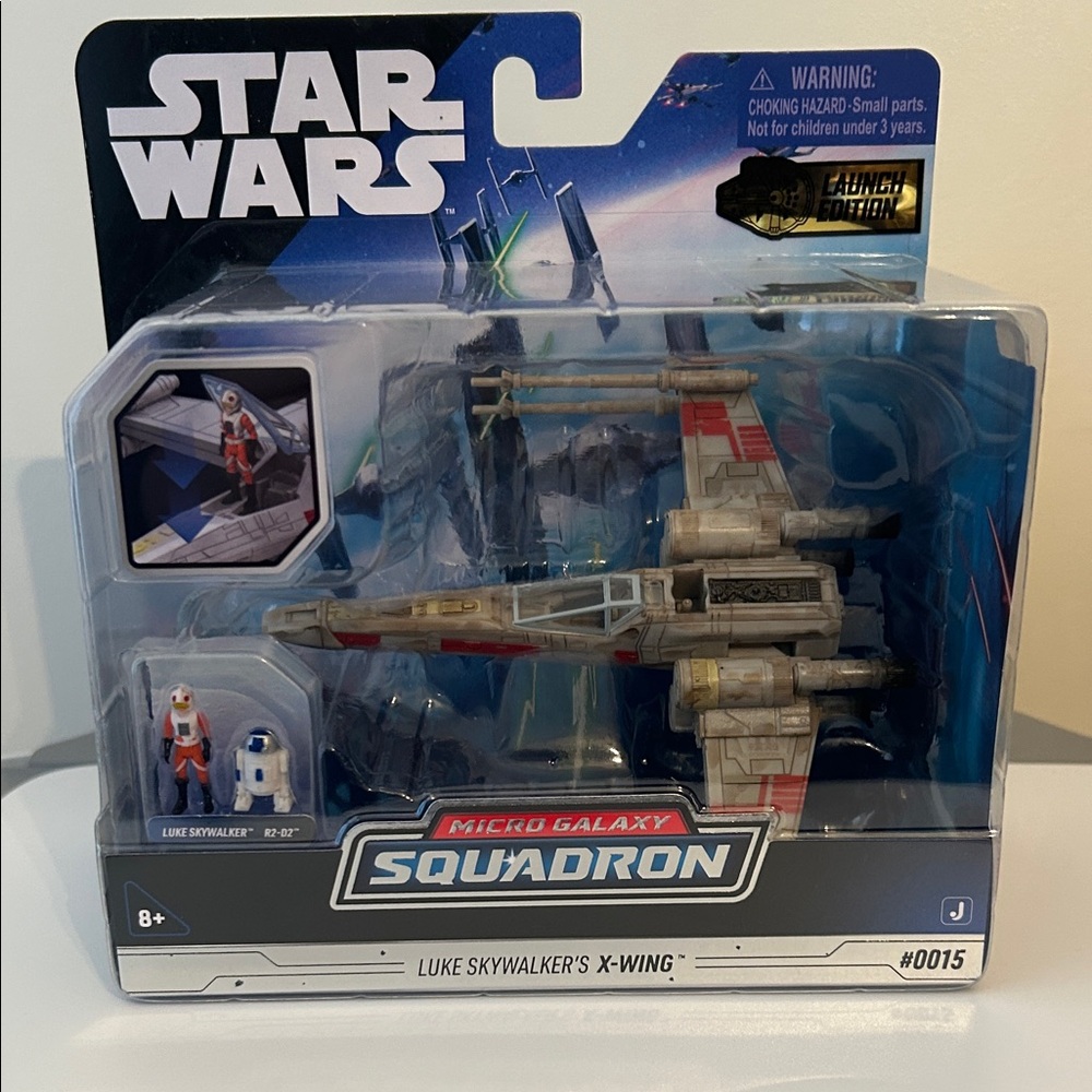 Star Wars Micro Galaxy Squadron Luke Skywalker X-Wing Series 1 #0015 NEW